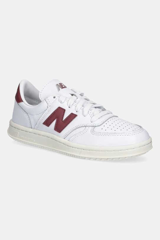 New Balance sneakers din piele CT500 plată alb CT500LPB