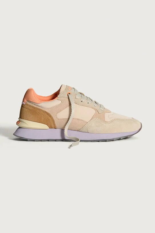 Hoff sneakers CITY LISBON piele întoarsă bej 22502012