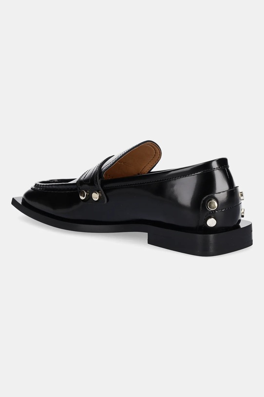 Shoes GANNI loafers Studs Square Toe Loafer Box S3178 black