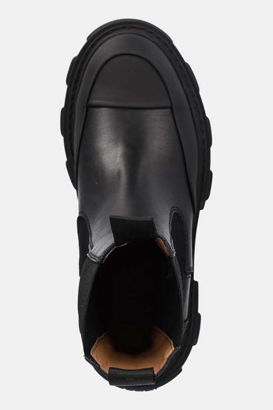 GANNI sztyblety Cleated Low Chelsea Boot czarny S3238