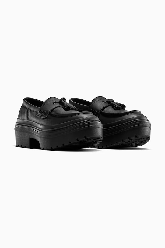 Converse leather loafers CHUCK TAYLOR ALL STAR LUGGED HEEL LOAFER A14707C black AW25