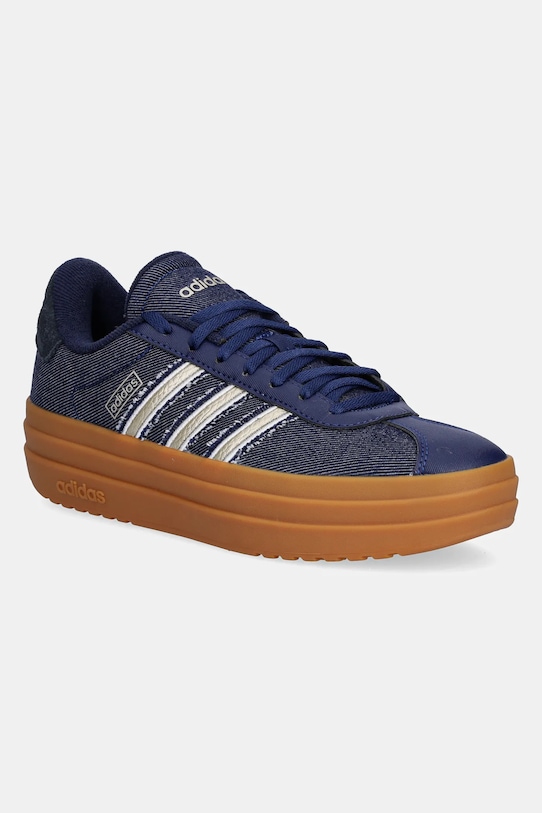 adidas sneakersy Vl Court Bold platforma granatowy JS4471