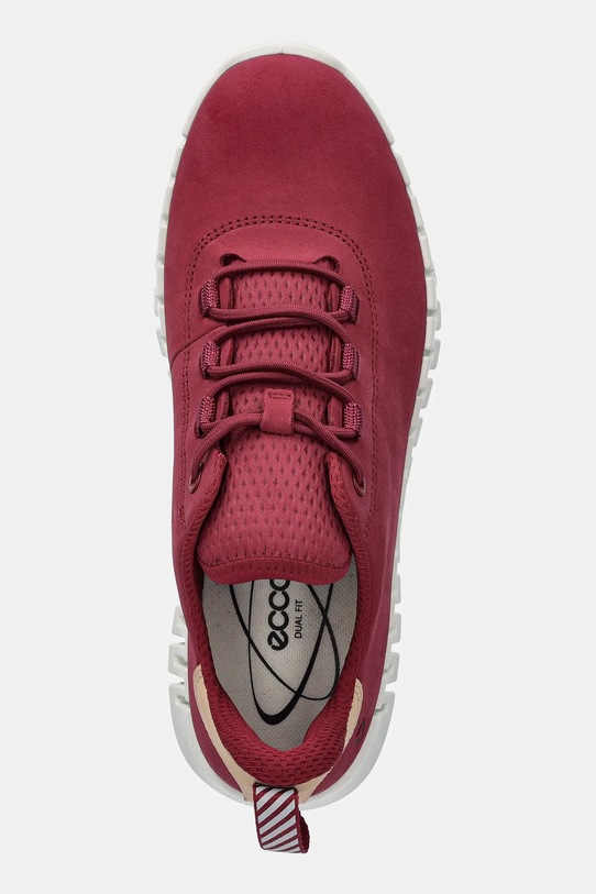 Ecco sneakersy nubukowe Gruuv Sneaker Lea czerwony 218203.61338
