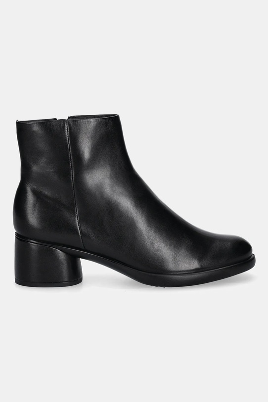 Ecco botki skórzane Sculpted 35 Clean Boot 222413.01001 czarny AW25