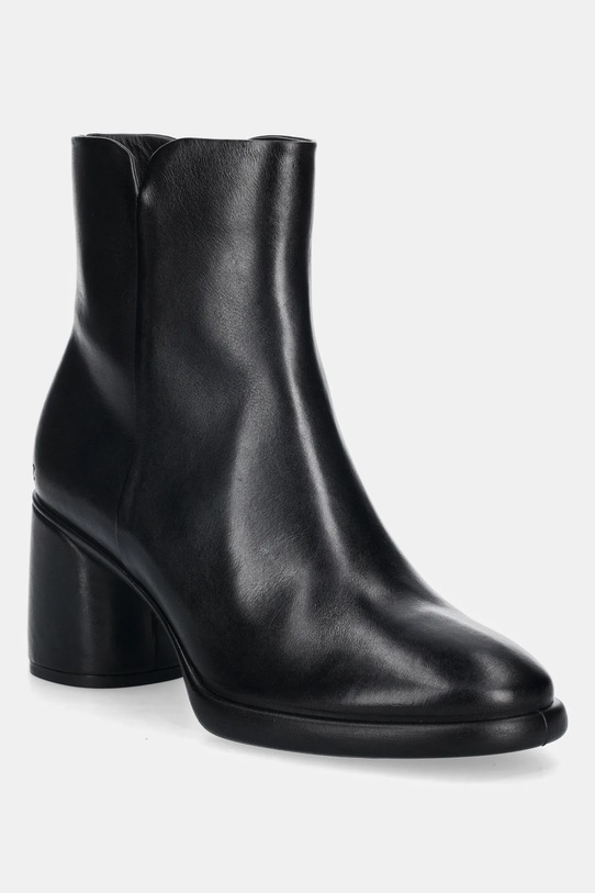 Ecco botki skórzane Sculpted Lx 55 Boot słupek czarny 222613.01001