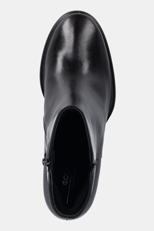 Ecco botki skórzane Sculpted Lx 55 Boot czarny 222613.01001