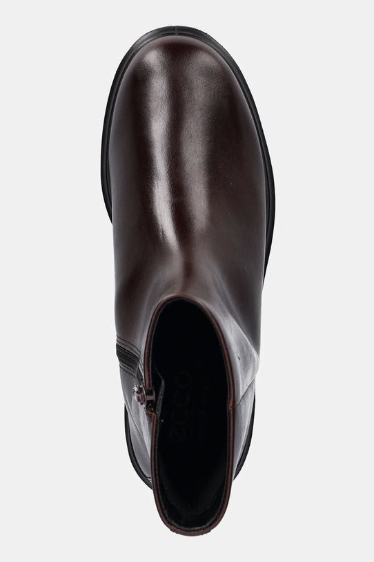 Ecco botki skórzane Metro Amsterdam Clean brązowy 222063.01667