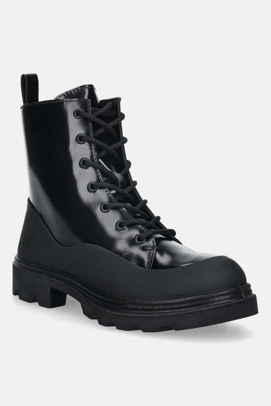 Ecco botki skórzane Grainer Dress płaski czarny 214853.01001