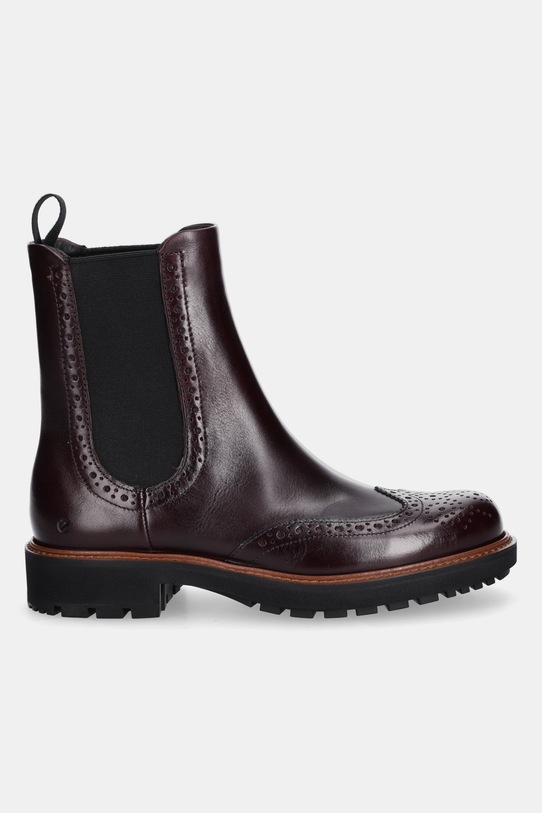 Ecco sztyblety skórzane Metropole Oslo Chelsea 232883.61291 czerwony AW25