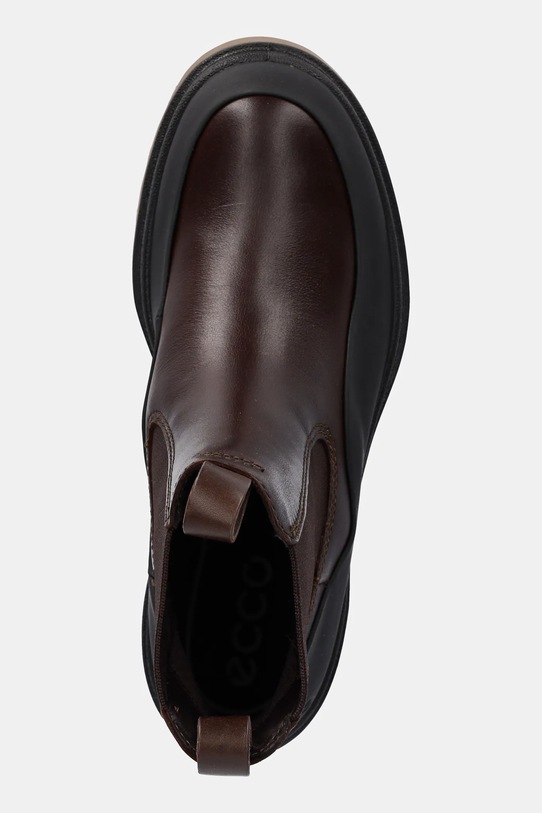 Ecco sztyblety skórzane Grainer Chelsea brązowy 214793.55275