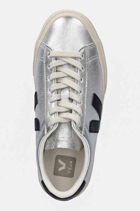 Veja sneakersy skórzane Campo srebrny CP0520786A
