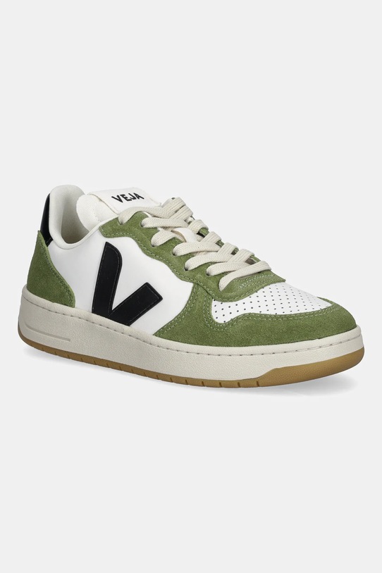 Veja sneakersy V-10 Prime skóra zamszowa zielony VI0220866A