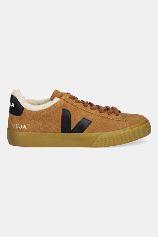 Σουέτ αθλητικά παπούτσια Veja Campo Winter CW0320809A καφέ AW25