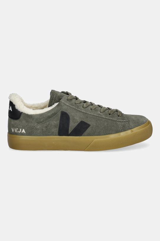 Замшевые кроссовки Veja Campo Winter CW0320810A зелёный AW25