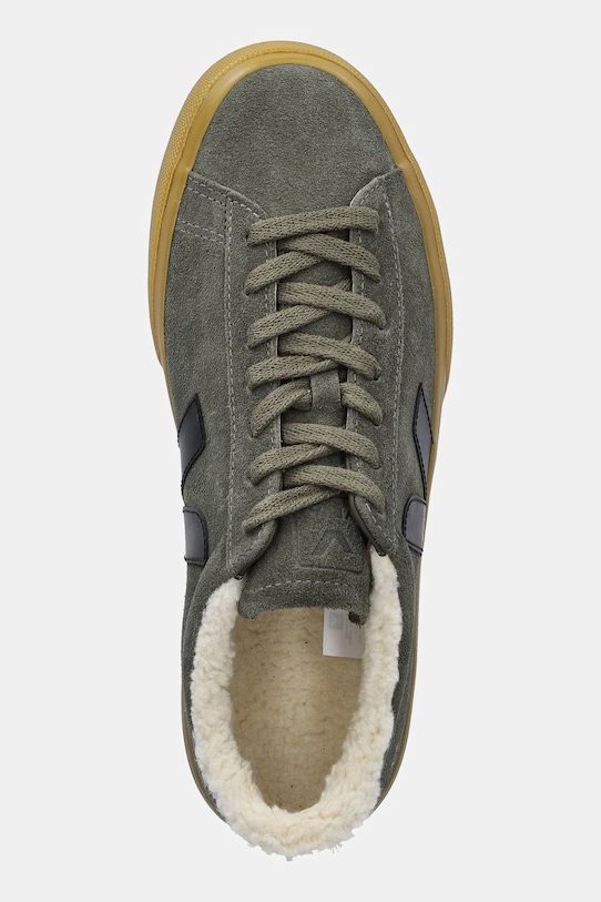 Semišové tenisky Veja Campo Winter zelená CW0320810A