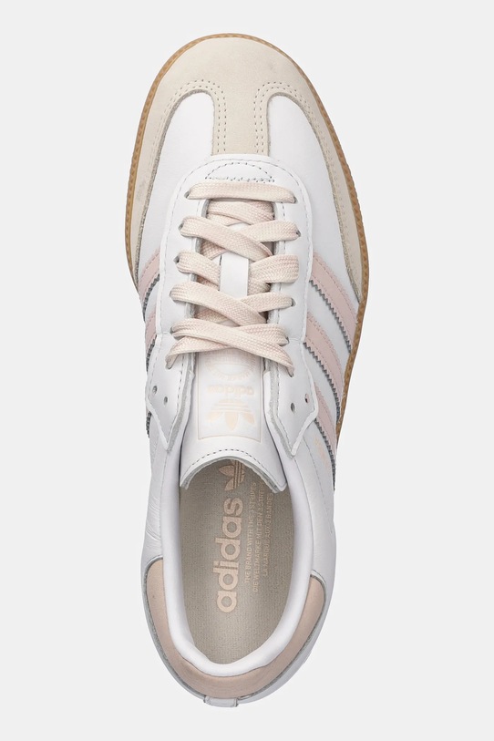 adidas Originals ghete de piele Samba OG alb JS1351