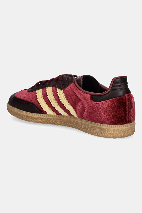 Obuwie adidas Originals sneakersy skórzane Samba OG JS1394 bordowy