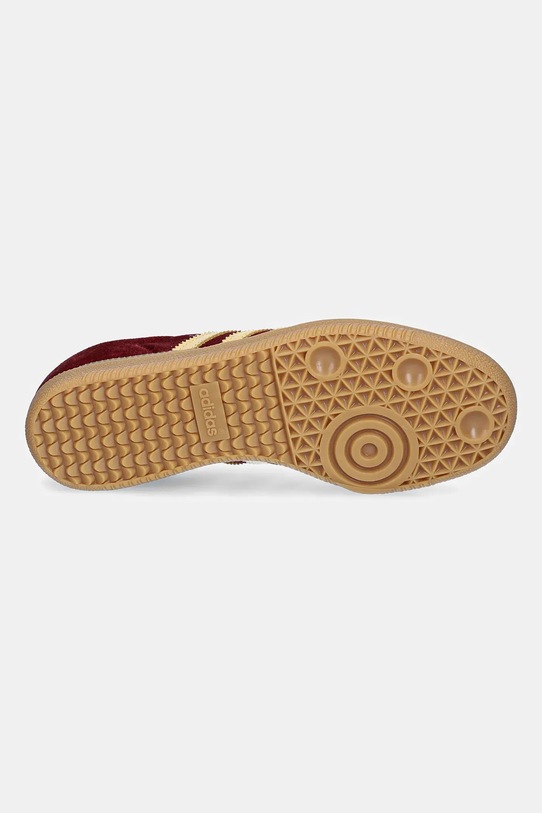 adidas Originals sneakersy skórzane Samba OG JS1394 bordowy