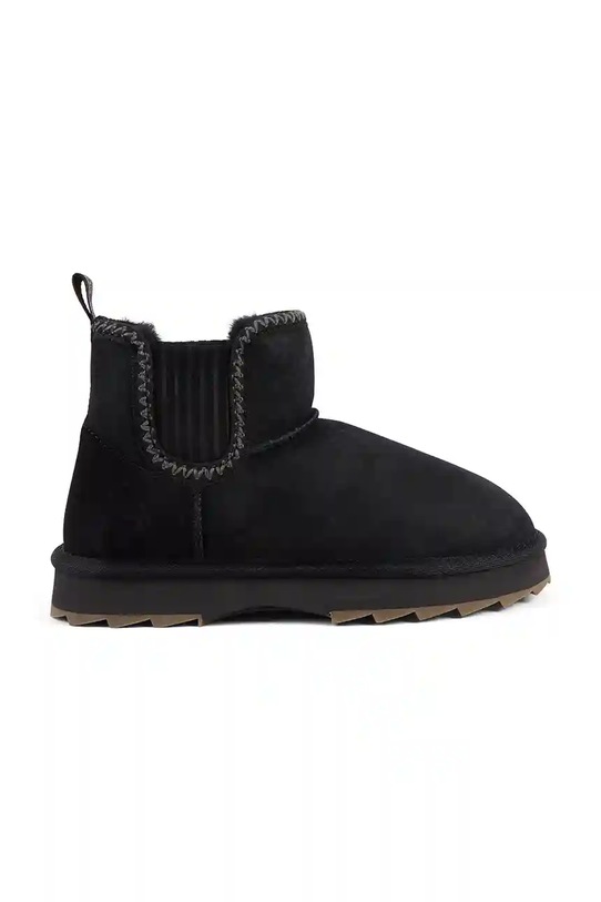Emu Australia śniegowce zamszowe Higgie brak zapięcia czarny W13198.BLAK
