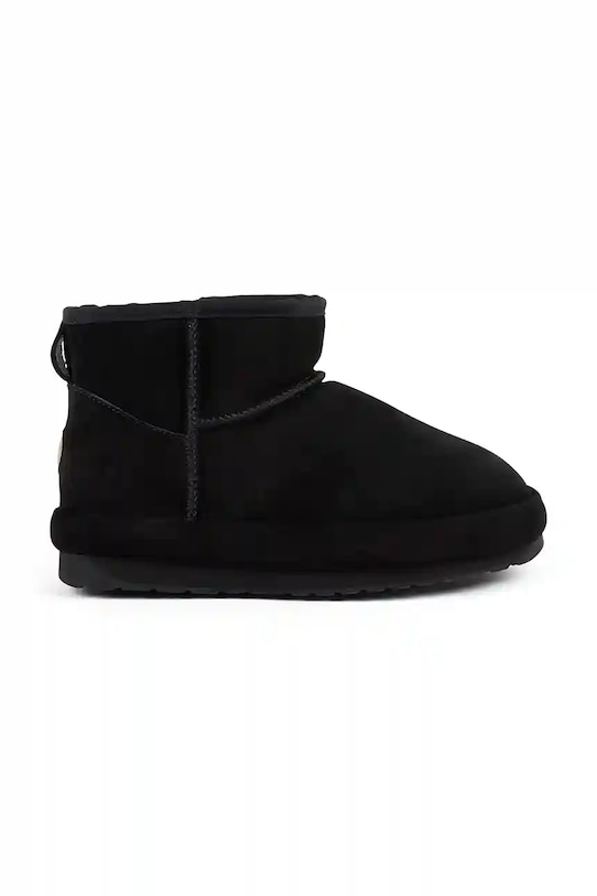 Emu Australia śniegowce zamszowe Sia brak zapięcia czarny W13206.BLAK