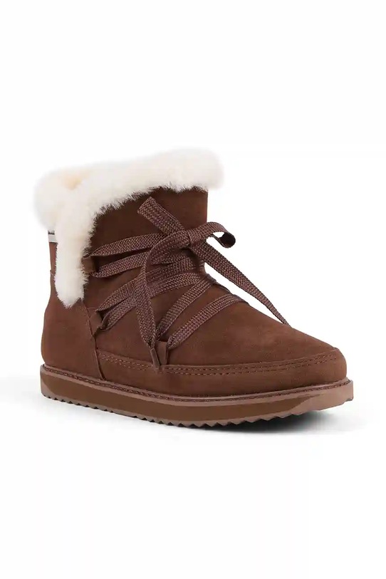 Emu Australia cizme de zăpadă din piele întoarsă Thorsby W13215.OAK maro AW25