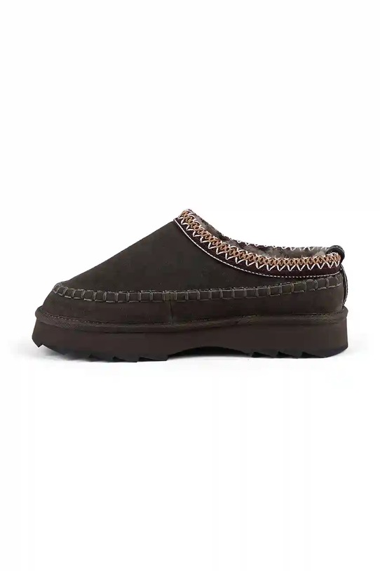 Emu Australia kapcie zamszowe Sharky Adventure Scuff brązowy W13239.OLID