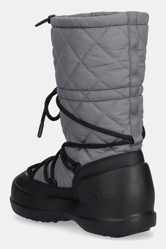 Obuwie Moon Boot śniegowce MB MEZZALUNA QUILTED HIGH BOOT WP 80D2500080.H006 szary