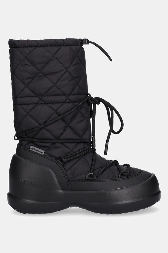 Moon Boot śniegowce MB MEZZALUNA QUILTED HIGH BOOT WP 80D2500080.N001 czarny AW25