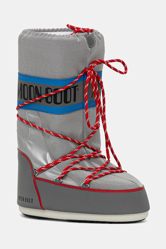 Moon Boot śniegowce MB ICON SPACE RACING tekstylny szary 80D1403030.HF04