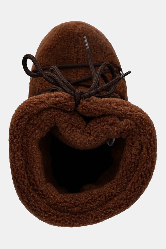 Moon Boot śniegowce MB ICON FLEECE brązowy 80D1403080.M004