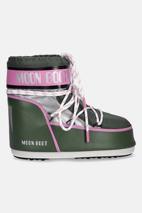 Moon Boot śniegowce MB ICON LOW SPACE RACING 80D1409650.GH01 zielony AW25