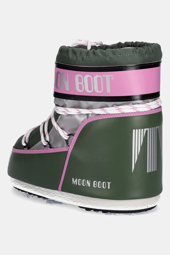 Obuwie Moon Boot śniegowce MB ICON LOW SPACE RACING 80D1409650.GH01 zielony