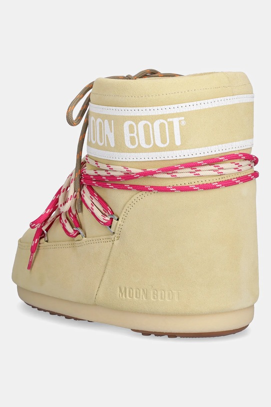 Obuwie Moon Boot śniegowce MB ICON LOW SUEDE LACES 80D1409670.B021 żółty