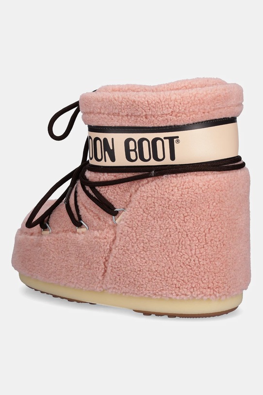 Obuwie Moon Boot śniegowce MB ICON LOW FLEECE 80D1409700.J001 różowy