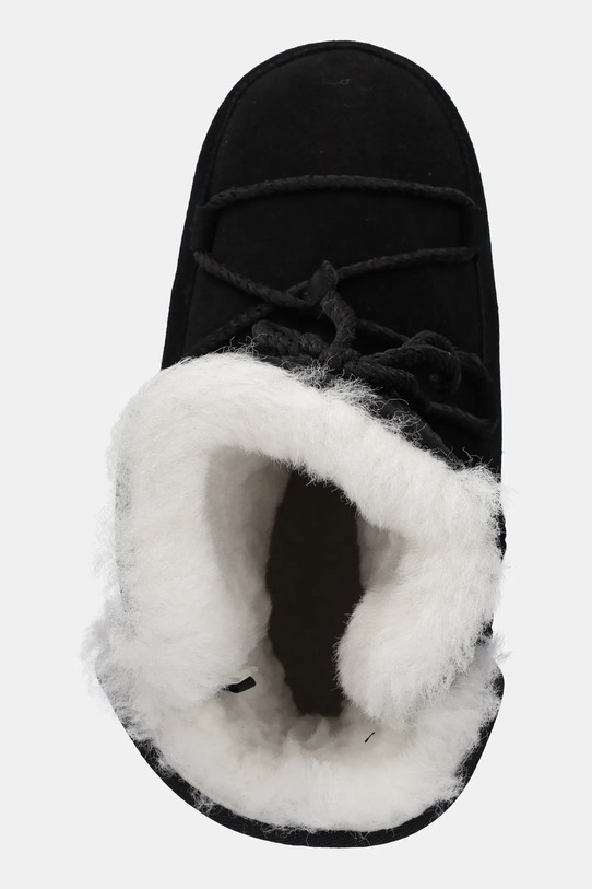 Moon Boot śniegowce zamszowe MB EVX BOOT SUEDE / SHEARLING czarny 80D1470050.N001