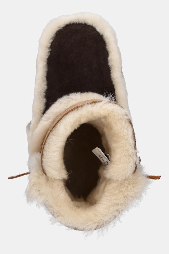 Moon Boot śniegowce zamszowe MB EVX PATCH brązowy 80D1470060.MM05