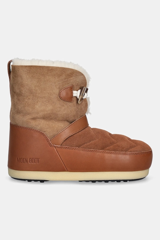 Moon Boot śniegowce zamszowe MB EVX IGLOO 80D1470070.ML06 brązowy AW25