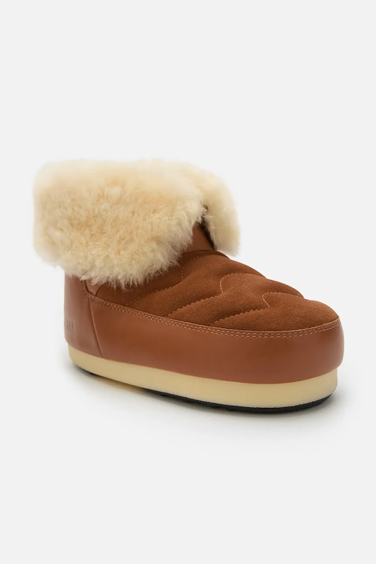 Moon Boot śniegowce zamszowe MB EVX IGLOO 80D1470070.ML06 brązowy AW25