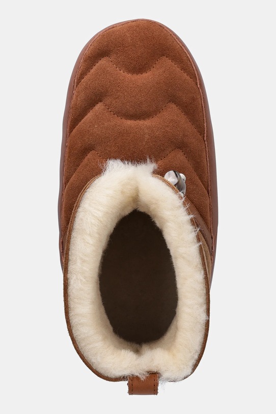 Moon Boot śniegowce zamszowe MB EVX IGLOO brązowy 80D1470070.ML06