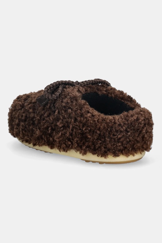 Obuwie Moon Boot klapki MB EVX MULE CURLY 80D1470080.M010 brązowy