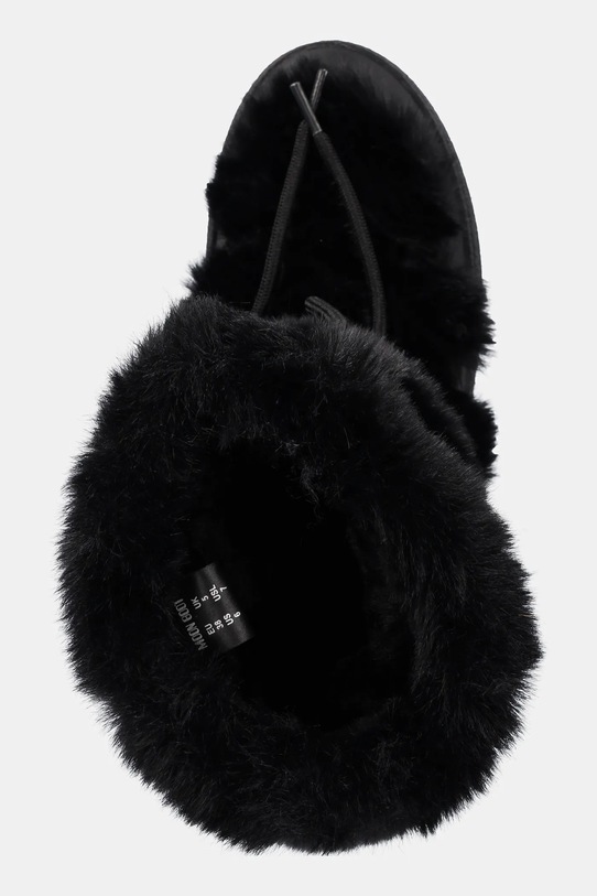 Moon Boot śniegowce MB LTRACK FAUX FUR HIGH WP czarny 80D2450210.N001