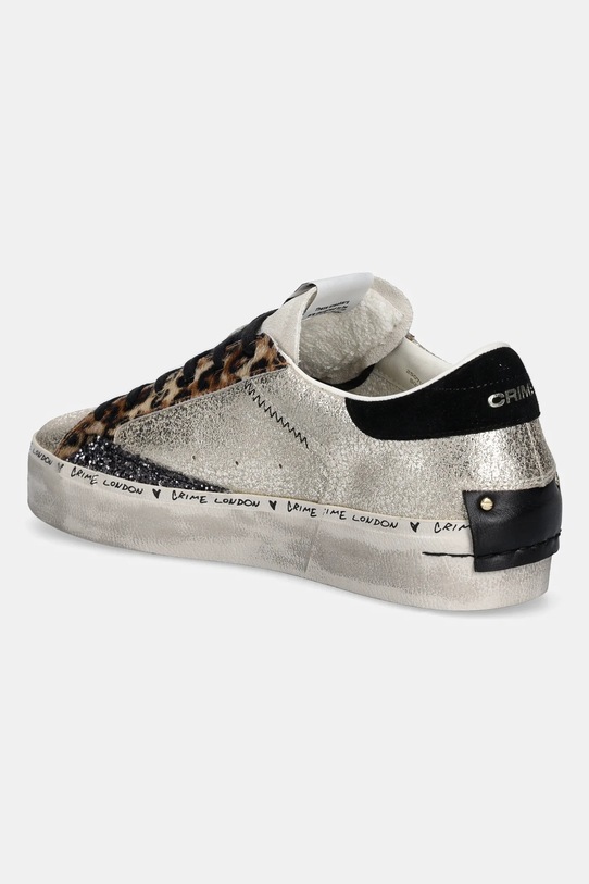 Obuwie Crime London sneakersy skórzane DISTRESSED PLATFORM 25071AA8.26 złoty