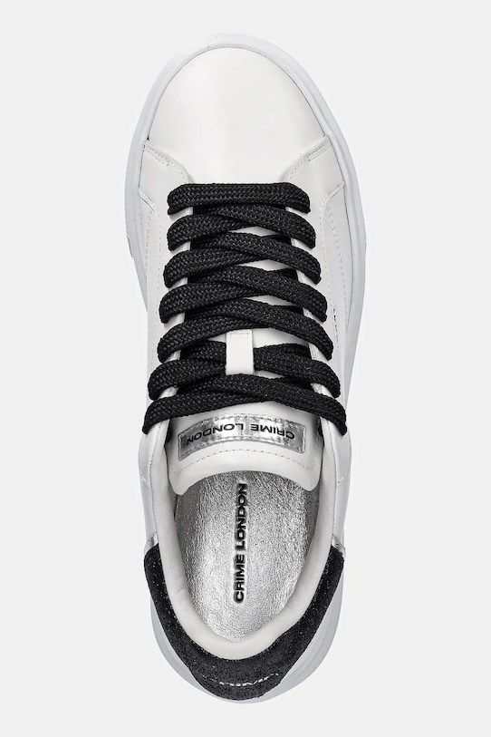 Crime London sneakers din piele NEW EXTRALIGHT alb 25401AA8.10