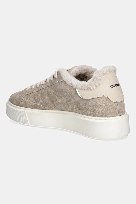 Încălțăminte Crime London sneakers din piele întoarsă NEW EXTRALIGHT 25402AA8.13 bej