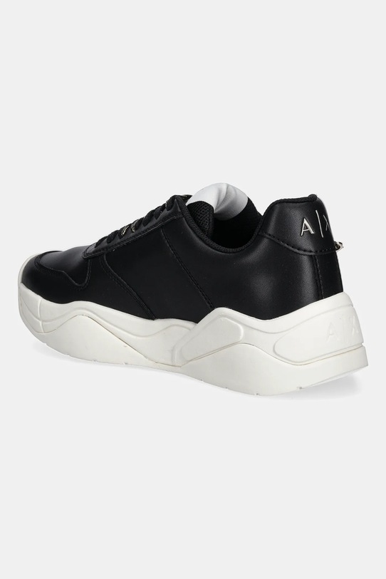 Obuwie Armani Exchange sneakersy skórzane XW001617.AF17443.MC005 czarny