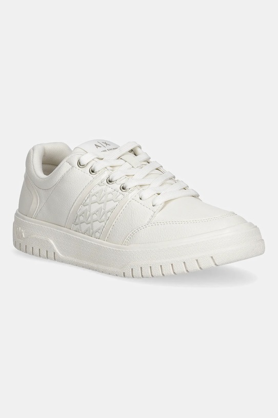 Armani Exchange sneakersy imitacja skóry licowej beżowy XW001624.AF17450.U0011
