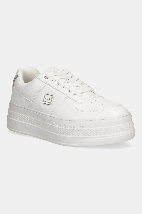 Кросівки Armani Exchange імітація лицьової шкіри білий XW001631.AF17351.MZ128