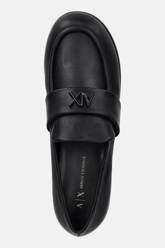 Мокасини Armani Exchange чорний XW001635.AF13876.UC001