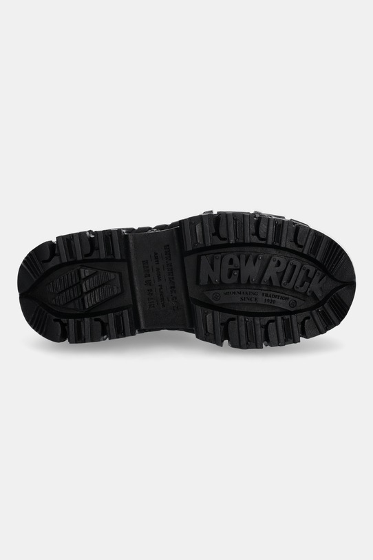 Δερμάτινα workers New Rock ITALI NEGRO GRUESO, TANK CASCO NEGRO TORNILLOS M.OVERZTANK001.C1 μαύρο