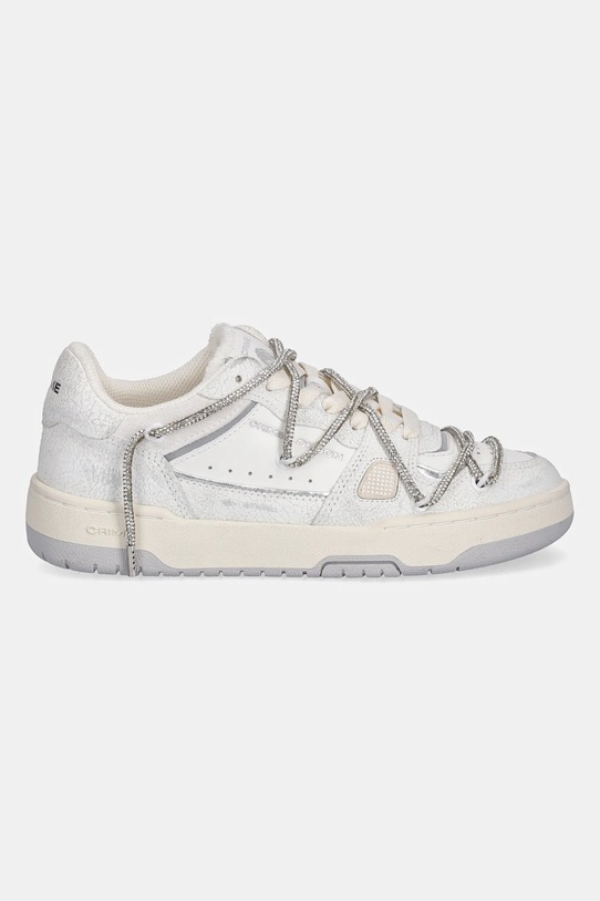 Crime London sneakersy skórzane OFF COURT OG 21453AA7.10 biały AW25